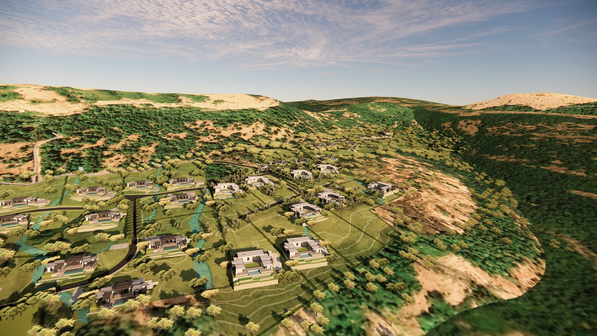 Resort aerial view 2