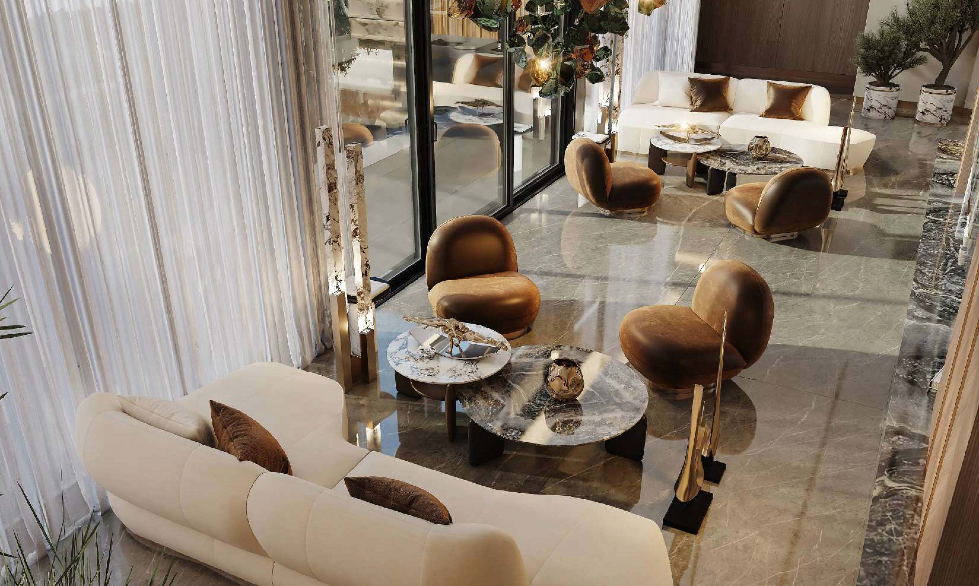 Luxury lounge area